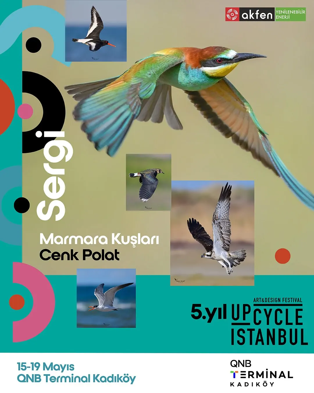 Marmara Kuşları fotoğraf sergisi afişi, Cenk Polat